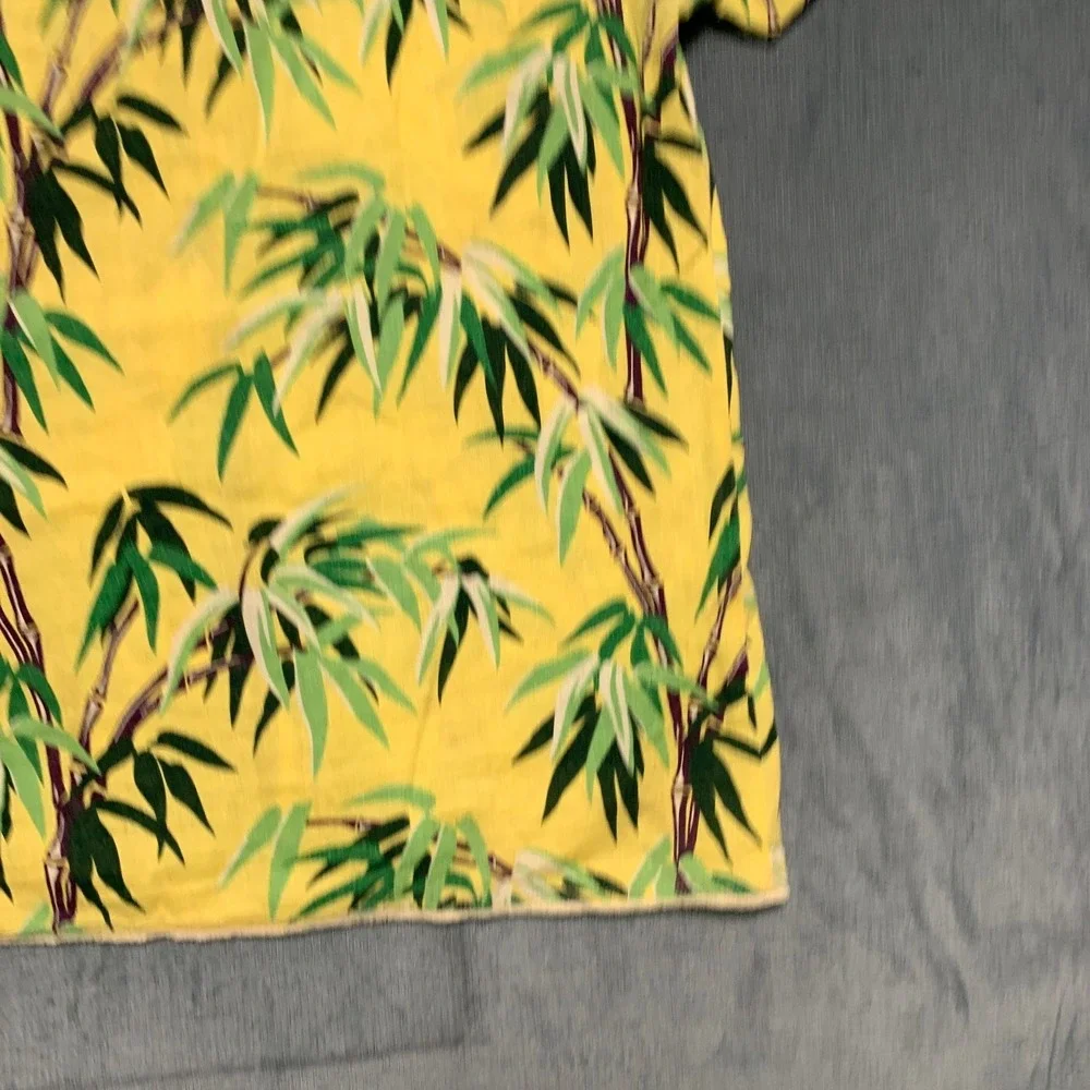 Scotch & Soda Shirt Mens XL Multicolor Tropical Leaf Chest Pocket Summer Beach